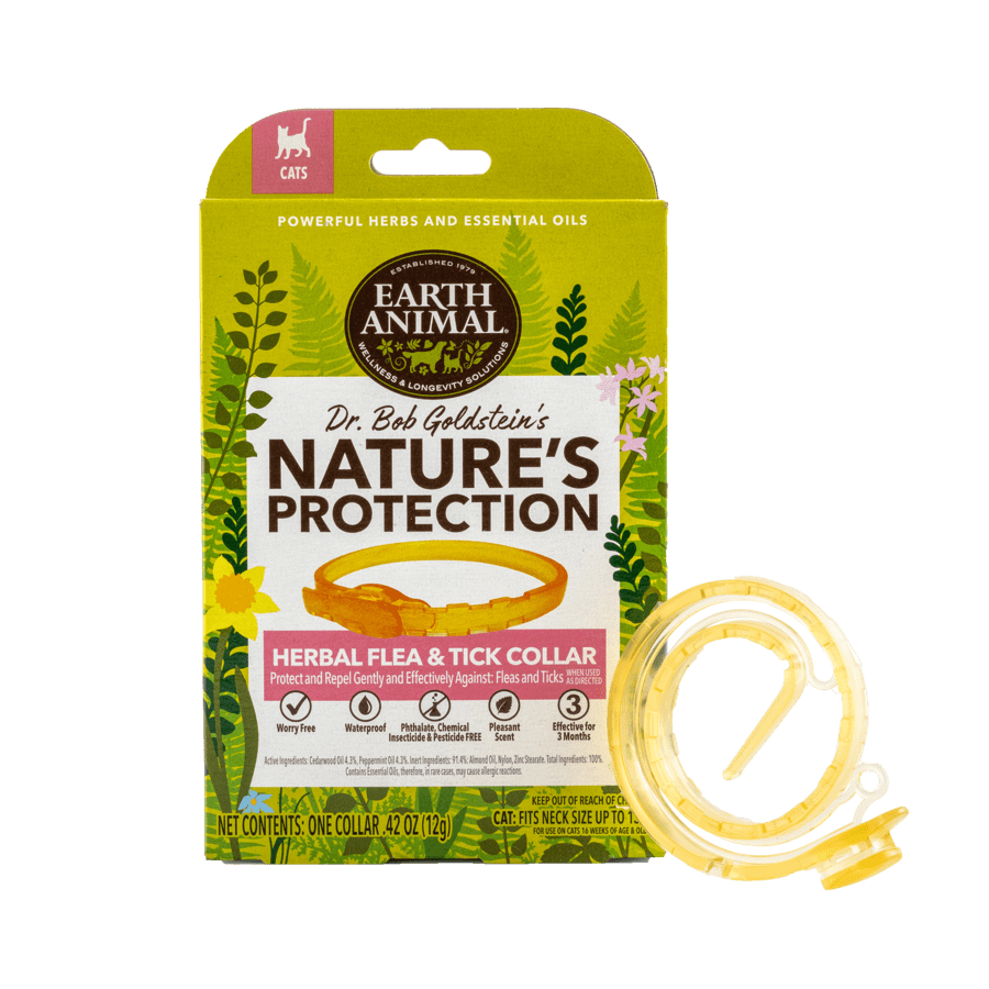 Earth Animal Nature's Protection? Flea & Tick Herbal Collar for Cats