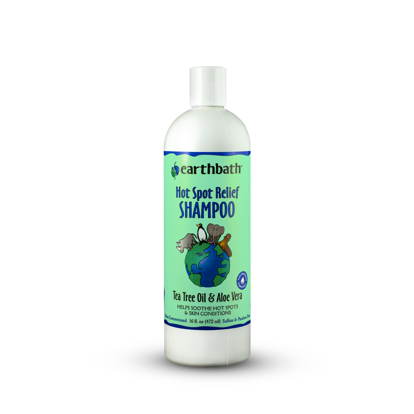 Earthbath Hot Spot Relief Tea Tree and Aloe Shampoo for Dogs and Cats
