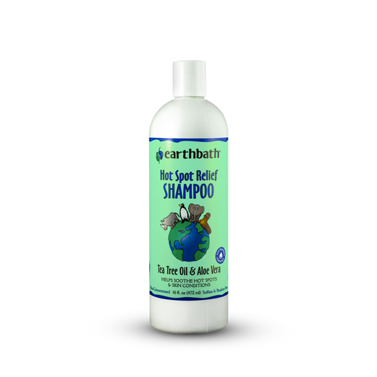 Earthbath Hot Spot Relief Tea Tree and Aloe Shampoo for Dogs and Cats