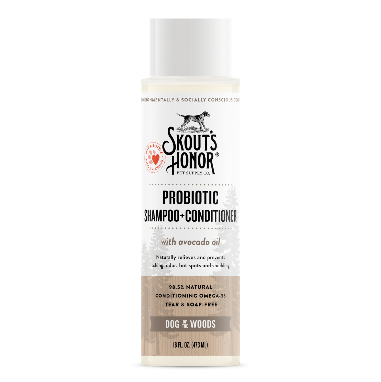 Skout's Honor Probiotic Shampoo + Conditioner Dog of the Woods For Dogs & Cats