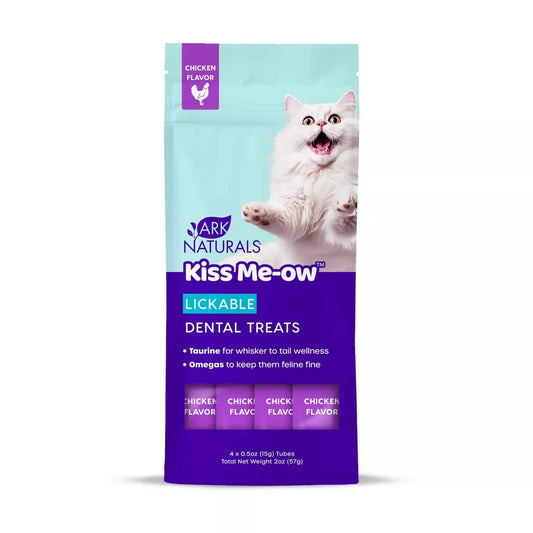 Ark Naturals Kiss Me-Ow Chicken Lickable Dental Cat Treats