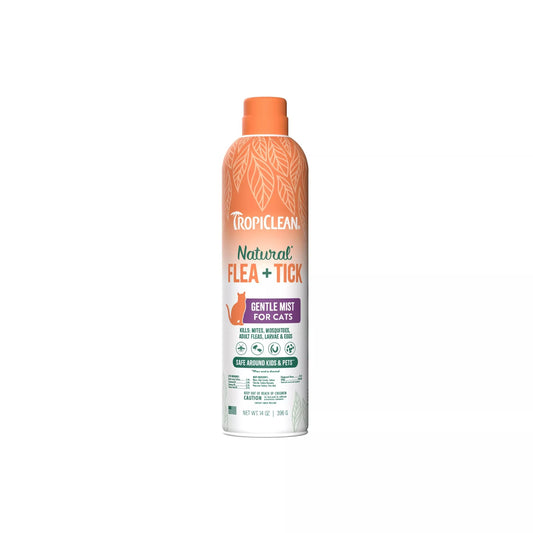 TropiClean Natural Flea & Tick Gentle Spray Mist for Cats