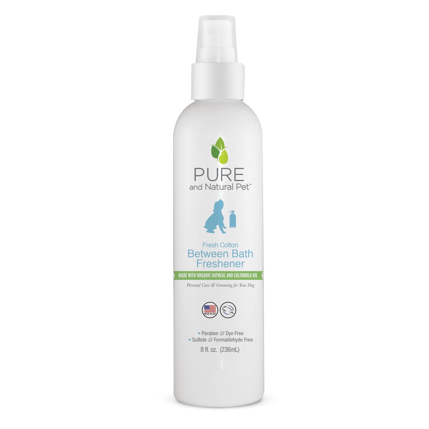PURE and Natural Pet Fresh Cotton Scented Between Bath Freshener for Dogs