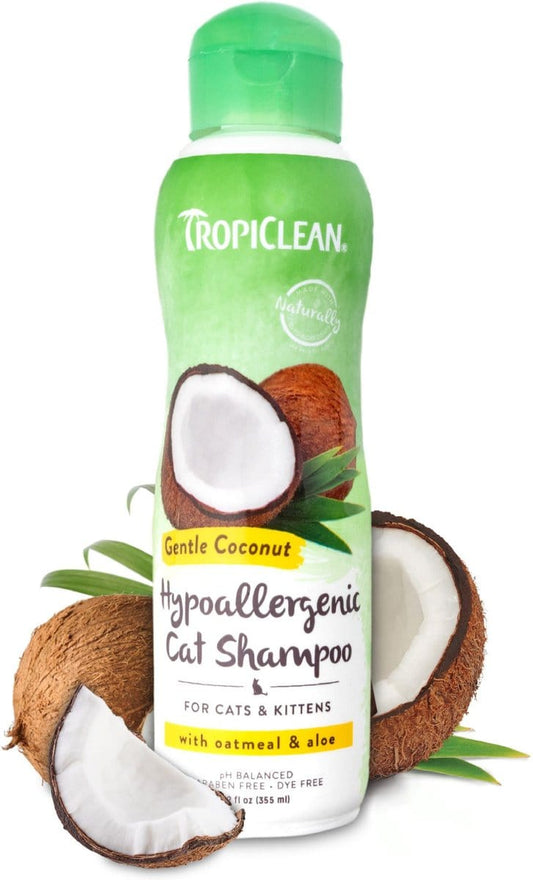 TropiClean Gentle Coconut Hypoallergenic Cat & Kitten Shampoo